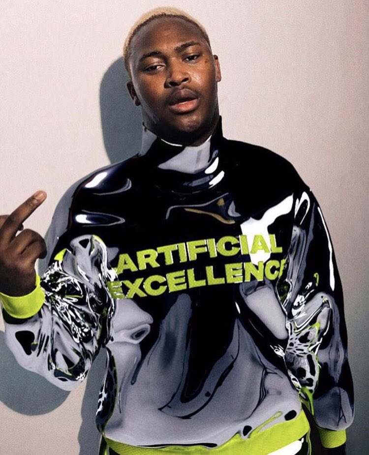 Swedish talent #Lamix wearing Silverhood Metallic Track Top from our new digital collection digitalcollection.carlings.com