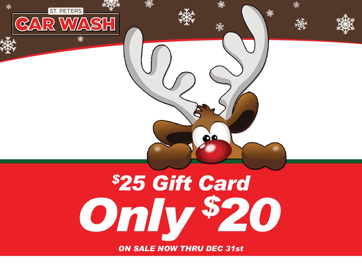 SP_CarWash's tweet photo. $25 Gift Card only $20! A great gift for the Holidays. Purchase online or in-store. https://t.co/jASM23DQmv.  Happy Shopping! https://t.co/QNKWrUVier