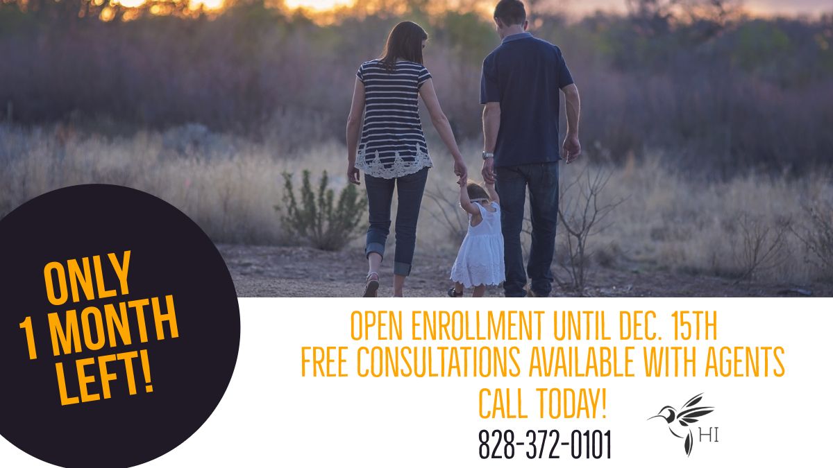Only one month left to enroll for 2019! Have you booked your appointment yet? #OpenEnrollment #ProtectingWhatMatters