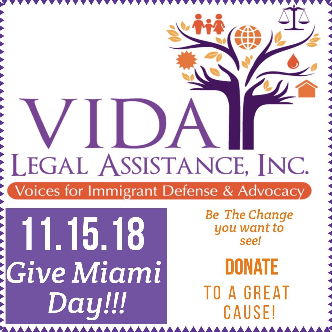 Be the change you want to see!  Donate to VIDA on #GiveMiamiDay2018  Help us make a difference!

nonprofits.miamifoundation.org/profile/vida-l…