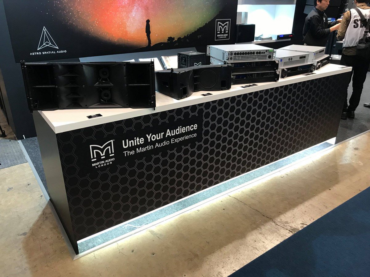 MartinAudioLtd's tweet photo. A busy first day for #MartinAudioJapan at @Inter_BEE this week in Chiba, Japan! You can visit them at the show today and tomorrow in hall 1, stand 2318. https://t.co/MtudXliBSp