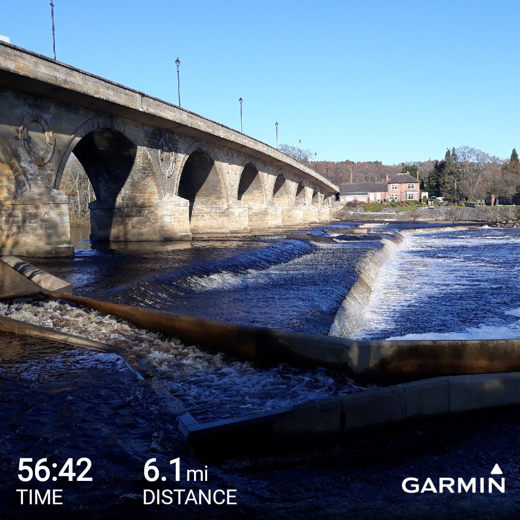 chilliboy70's tweet photo. @runsmiles18 after suffering for a few weeks of injury and #runcrastination I did get out today. Pleasant little 6 miles along the River Tyne. #stormDesmond battered it 3 years ago but beautiful this morning #ukrunchat https://t.co/qmjMdQh61W