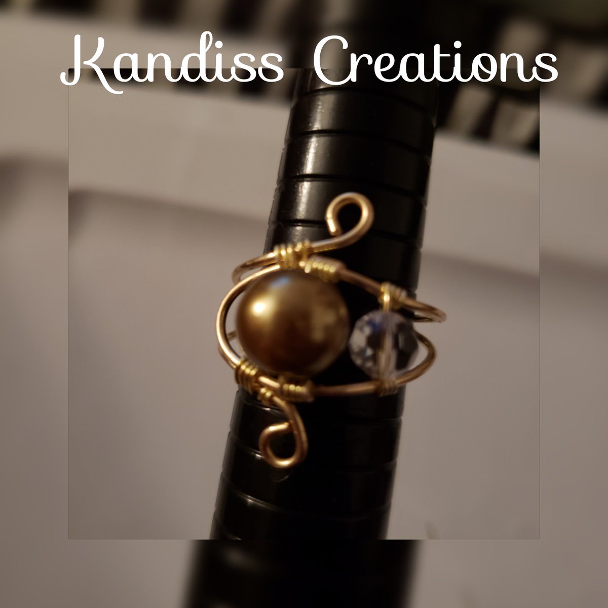 KandissCreation's tweet image. One of my favorite ring designs. This turned out great! #madebyme #kandisscreations #anothercreation #anewcreation #jewelry #handmade #unique #supportsmallbusiness