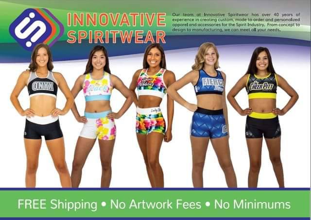 AccessCheer's tweet image. 💯👍💯 CHECK THIS OUT!💯👍💯 *Premier Member*- Innovative Spiritwear- Has $28 Practice Wear Packages Available Until The End Of The Year! Visit CHEERACCESS.COM to learn more about their products &amp;amp; services. #StreamlineYourTime #thisISspiritwear #cheerapparel #cheer