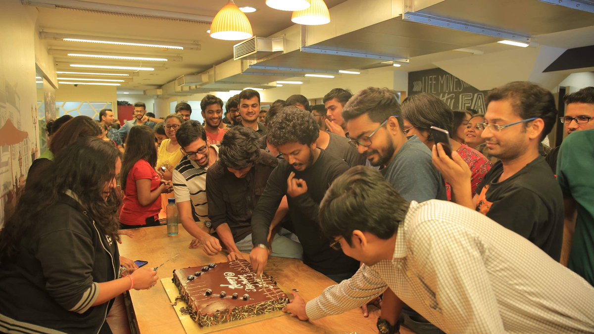 upGrad_edu's tweet photo. Here’s a #Throwback_Thursday to fun filled gaming and cake cutting ceremony in our Mumbai office. 

 #UpGrad #LifeatUpGrad #UpGradCulture #WeAreUpGrad https://t.co/1XQAll9mW0