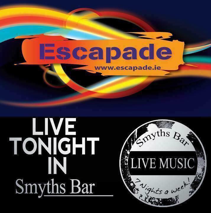 SmythsIcon's tweet photo. Escapade live tonight in Smyths Bar! LADIES FREE INTO ICON TONIGHT! #Ladiesnight https://t.co/TuET2XwnZK