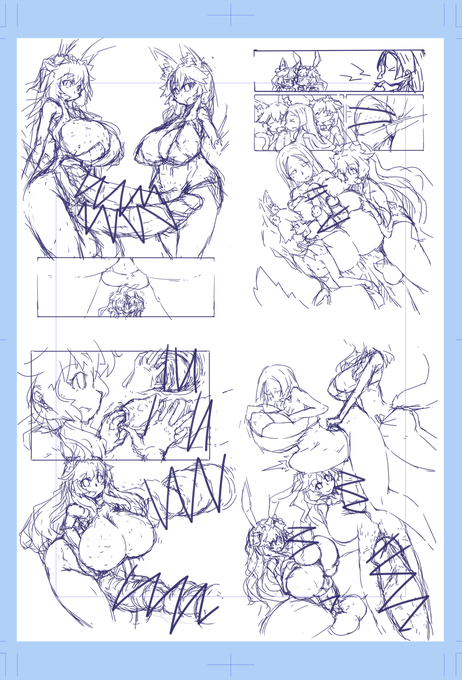 [R-18 ふたなり]  アンと玉藻と頼光のエッチ漫画みたいななにか。

https://t.co/k3rtx03E9n 