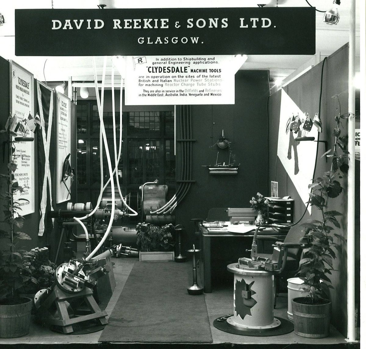 insitumachining's tweet photo. 60 years ago back in 1958 Reekie were exhibiting the first range of insitu machine tools in the world at the 'Scottish Industries Exhibition'. https://t.co/TH7gBeff3F