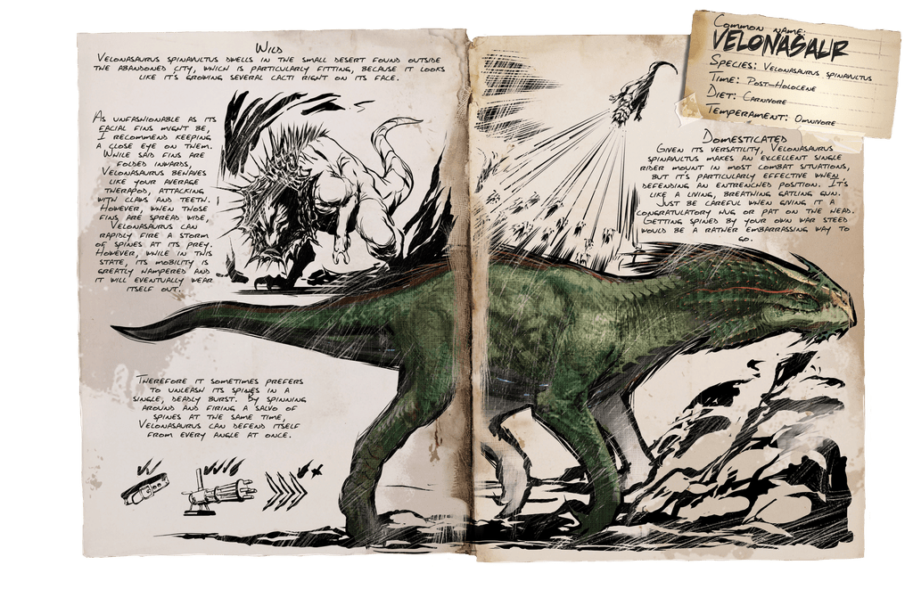 Ark Survival on X: Dino Dossier: Velonasaur    / X