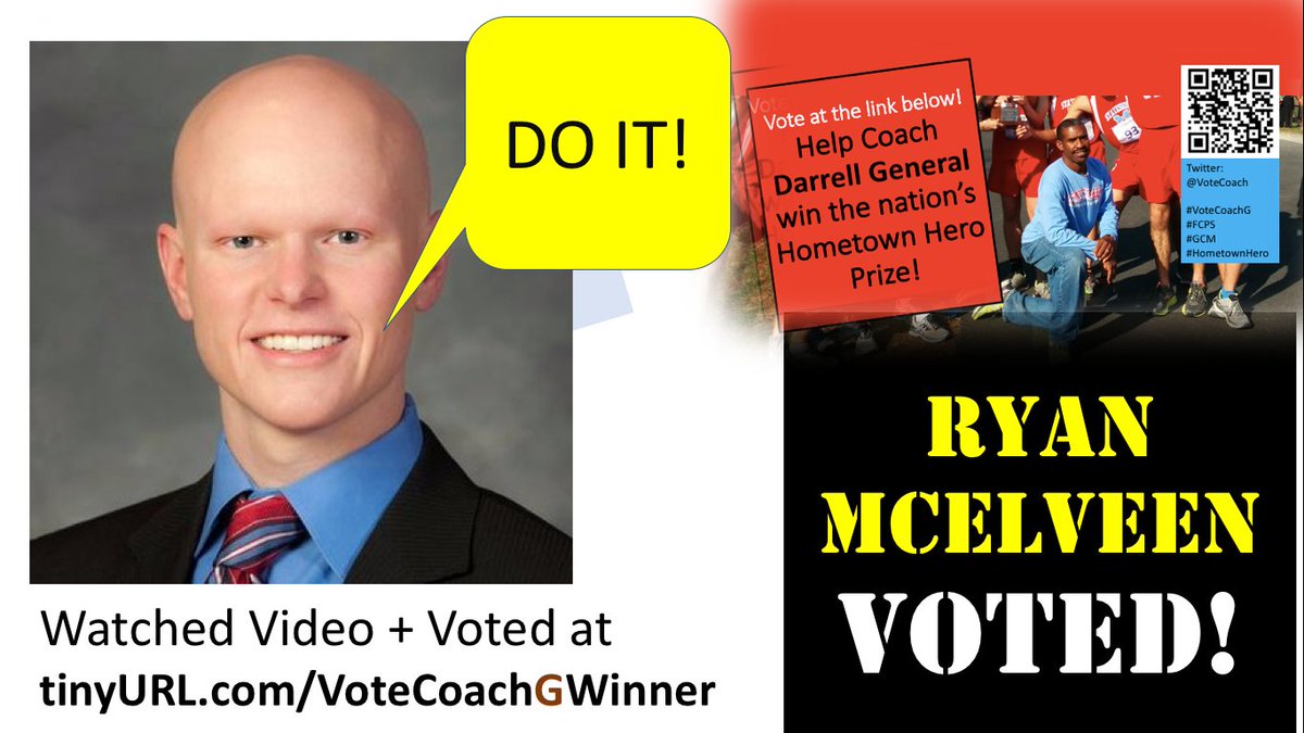 VoteCoach's tweet photo. @GCMsports1 PRACTICE your clicking, tweeting, re-tweeting, voting skills. #VoteCoachG #DarrellGeneral https://t.co/Dv5MevLfnv