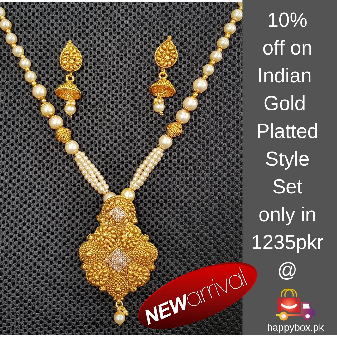 Happy__Box's tweet image. #Indian Gold #Platted Style Set only in 1235pkr, happybox.pk/indian-gold-pl…