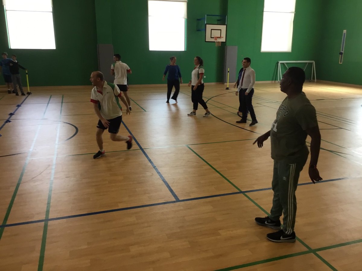 nsbsecondaryen1's tweet photo. Year 10 were tough competition but staff won again! #staffvsstudents #Year10 #dodgeball #teamspirit https://t.co/qTyB3DEzXz
