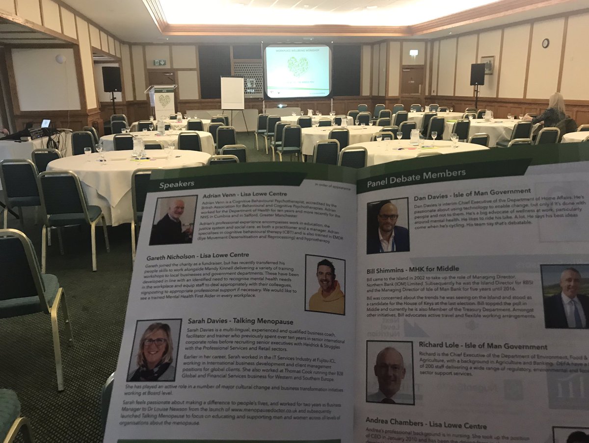 TalkingMeno's tweet photo. Delighted to be a key note speaker #talkingmenopause at #workplacewellbeingIOM #talkingmenopause with @sustrans @thesleepgeek @PublicHealthIOM  @IoMChamber https://t.co/eakk4rihv5
