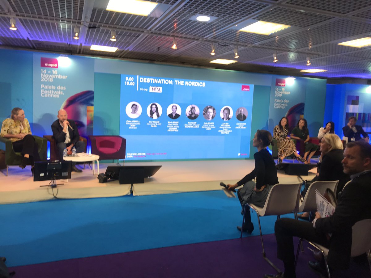 BispevikaLife's tweet photo. The scene is now set for a much-expected session about “Destination in the Nordics” featuring #Dashl, @CushWakeRETAIL, #populagency, @ncsc_nordic, @urw_group, @Hines, #soupsterfamily https://t.co/fcYJsfs0cl