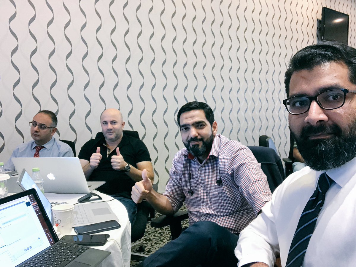 abujallad's tweet photo. @NetwaysGlobal team at @Microsoft_Saudi @AzureIoT PAF Training https://t.co/cX4HFDpR5A