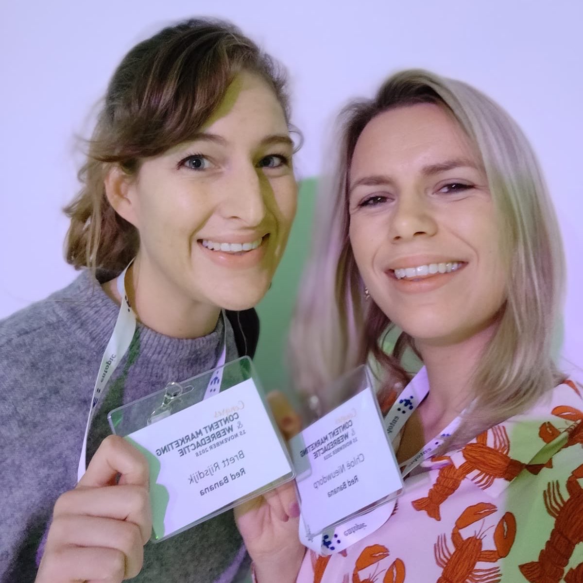 Vandaag zijn wij voor Red Banana aanwezig bij #cmw18 van <a href="/entopic/">Entopic</a> 🙌🏻 #contentmeisjes