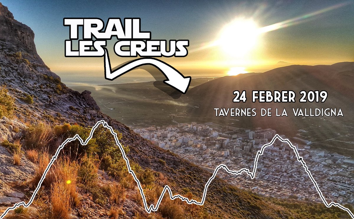 CETV_Tavernes's tweet photo. Arriba una nova edició del Trail Les Creus amb moltes novetats!!! La primera d'elles és la data de la cursa, enguany apostem pel mes de febrer.  El proper 24 de febrer de 2019 tindreu l'oportunitat de gaudir de nou.
#traillescreus #trailrunning https://t.co/NtcMrZgcco
