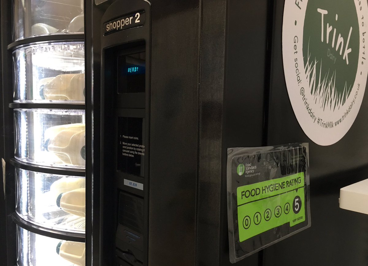 Trinkdairy's tweet photo. 5* ... again! We are very happy! Well done and thank you to the Dairy Fairies for keeping up our high standards!
#stives #open24/7 #nofoodmiles #nonhomogenised #notstandardised #nothingaddedortakenaway https://t.co/I8lsuow7kl