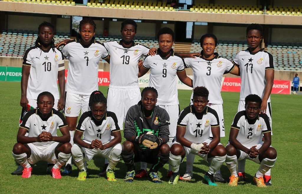 Okay1017fm's tweet image. Ghana!!!! This weekend we are standing up for our Black Queens. Big game on Saturday at the Accra Sports Stadium and we are all gonna support them like we do the Black Stars. The Black Queens will make us proud at the #AWCON2018 #GhStandUp @CAF_AWCON @ghanafaofficial