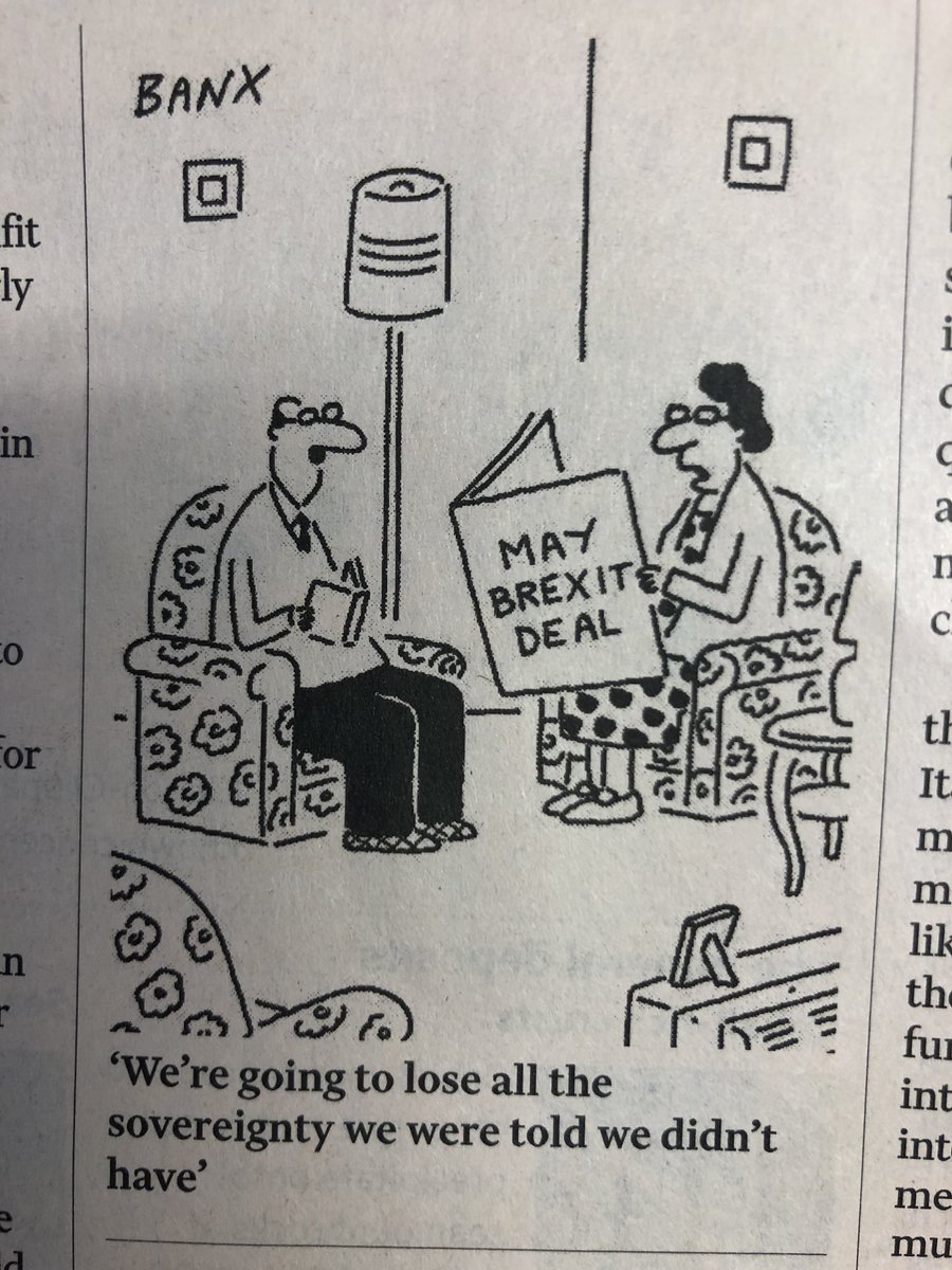 Cartoon in today’s FT. No further comment needed #stopbrexit