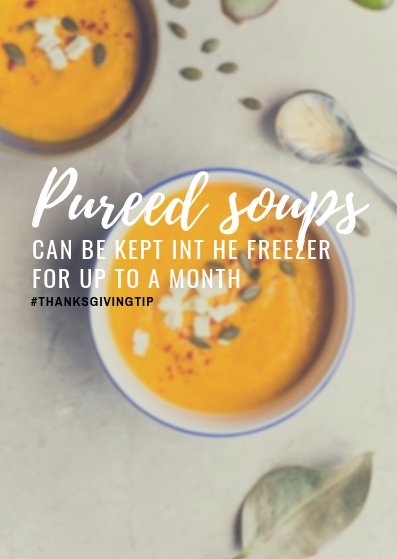 StaffingEvents's tweet image. A hearty Thanksgiving soup can be prepped this early. Recipes will be posted soon!

#EventStaffing #EventLogistics #EventPlanning #PartyPlanning  #WeddingPlanning #EventPlanners #WaitStaff #Bartenders #EventCoordination #SetupandBreakdown #ECOEVENTS #EXPERIENCEECO #ATLEvents