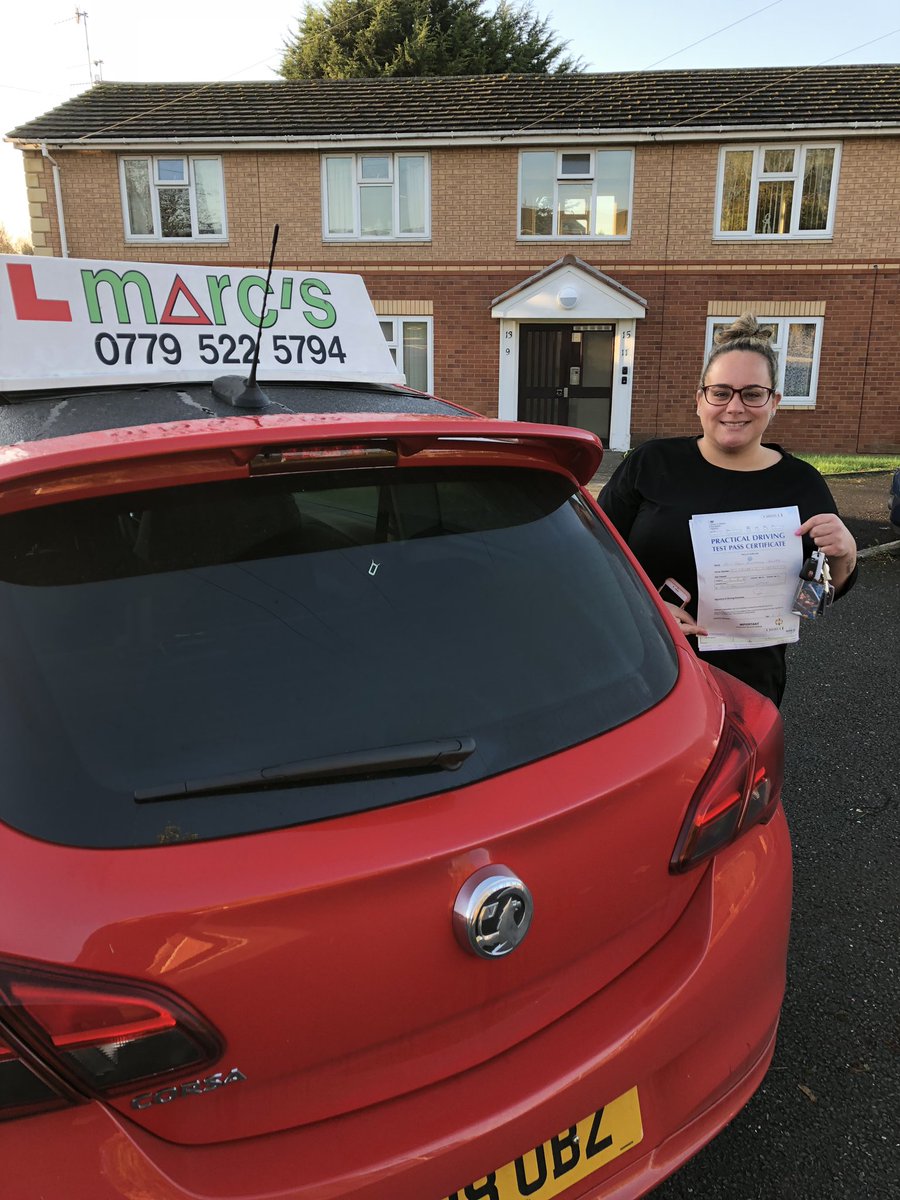 MarcsDrivingSch's tweet photo. Congratulations to the most nervous moaner in the world 😂😂 passing today at Upton well done Jodie Moore 🚗🚗🚗 https://t.co/5D7U0RNhLH
