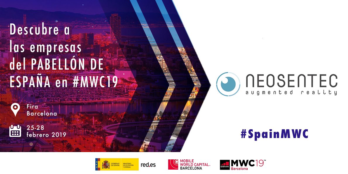 onirix's tweet photo. @neosentec with @onirix, our platform to create #AugmentedReality experiences in the #MWC2019 😀
@GSMA @Fira_Barcelona @redpuntoes @MWCBarcelona08 

#Opensource #SDK #developers #developer18 #OnirixSDK #OnirixStudio #realidadaumentada #mixtedreality #realidadmixta https://t.co/M4iGiTILOi