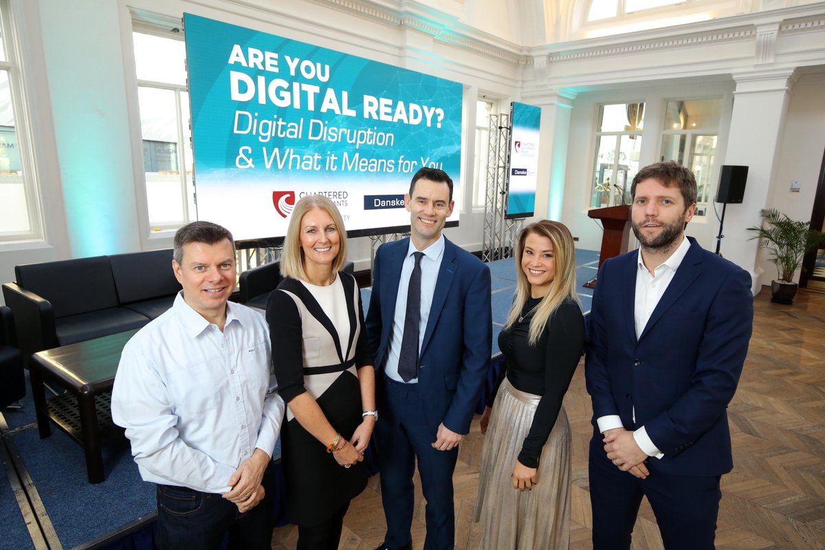 ChartAccsUlster's tweet photo. 'Are You Digital Ready?' half day conference sponsored by @DanskeBank_UK gets underway at @TitanicHotelBel, We're ready for a great speaker line-up today including Steve Orr of @CatalystIncHQ and Andrea Coffey of @Google https://t.co/XECw93gK9f