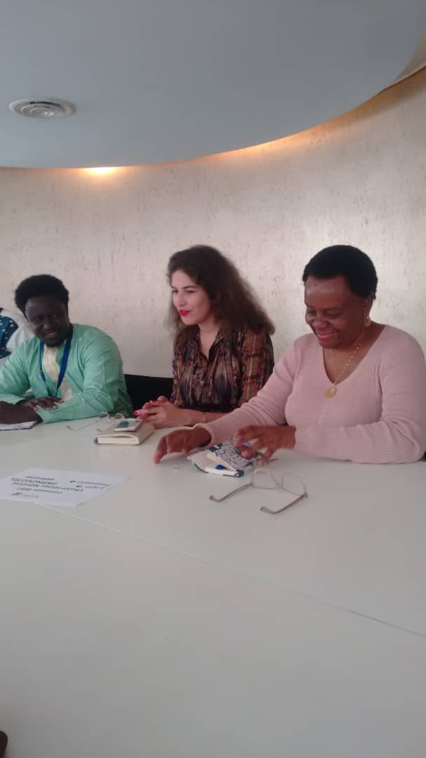 EdrisaNjie's tweet photo. Standing Shoulder to shoulder with Ms. Dorothy Ng'ambi Tembo, Deputy Executive Director, International Trade Centre (ITC) at the Youth Entrepreneurship & Self-Employment Forum in Dakar Senegal.
Read her speech at https://t.co/xEpRgxZaG6
#YESforum @ITCnews
#YESdeclaration https://t.co/tay7dZMITv