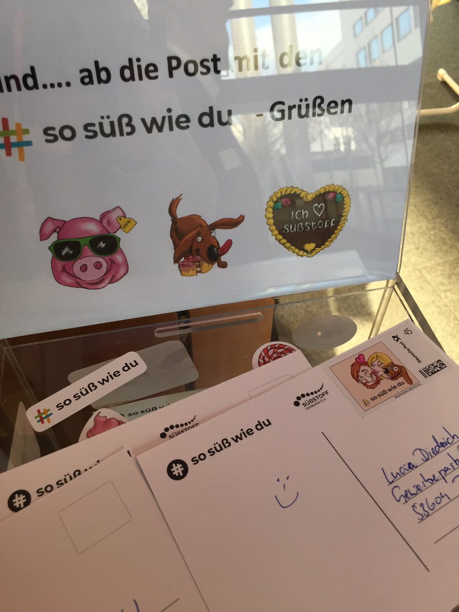 #sweetcamp mit individueller #Briefmarke  ☺️ ab geht die Post