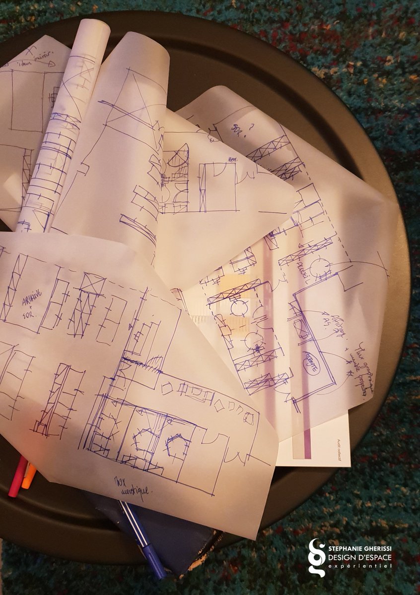 SGDesigntours's tweet photo. [WORK IN PROGRESS] - Le calque et le feutre restent nos outils fétiches pour matérialiser quelques idées ! https://t.co/J9veNeGvmY