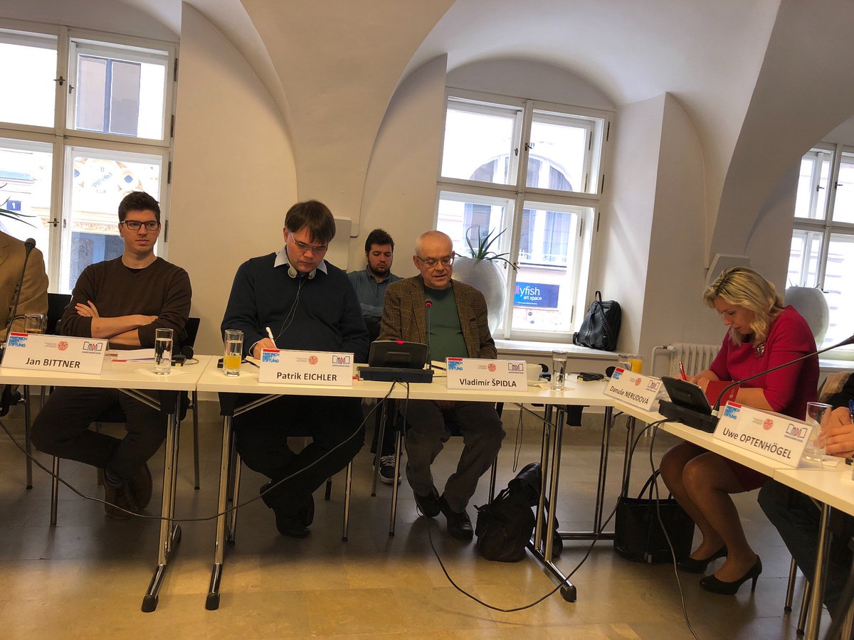 FEPS_Europe's tweet photo. #EMUreform #CalltoEurope Internal cohesion and convergence in the EU is the fundamental question for longterm sustainability of the EU as political project, says Vladimir Spidla @MDAkademie https://t.co/dzNncUmIpY