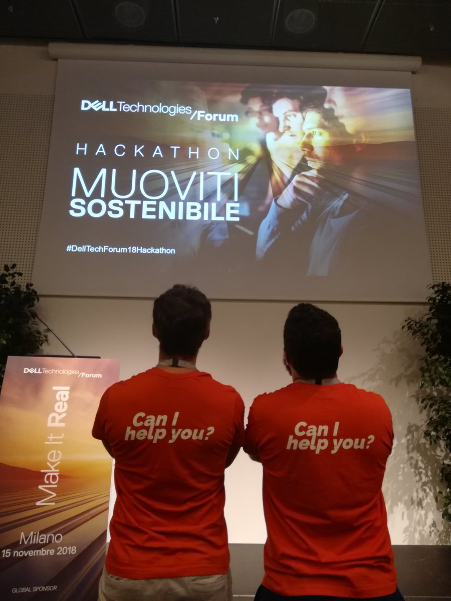 CodemotionIT's tweet photo. Grazie ai mentori che hanno aiutato i nostri Team ๐ #delltechforum18hackathon https://t.co/bP7n8ohL1x