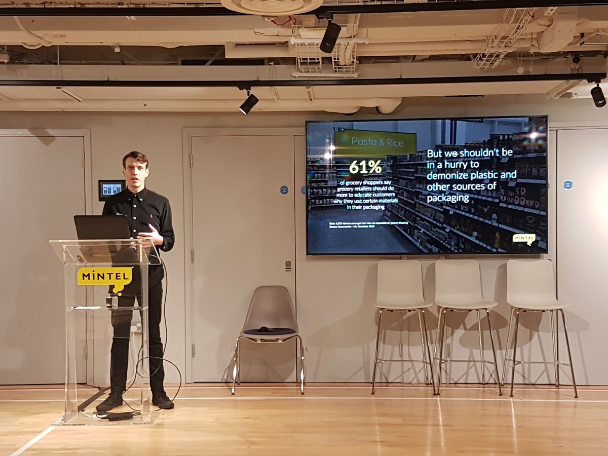 mintelnews's tweet photo. Nick Carroll, Senior Retail Analyst: "Plastic shouldn't be demonised altogether, but retailers need to take a bigger lead in educating consumers on the correct use and disposal of packaging." #MintelBite https://t.co/dUnQtu3aL2