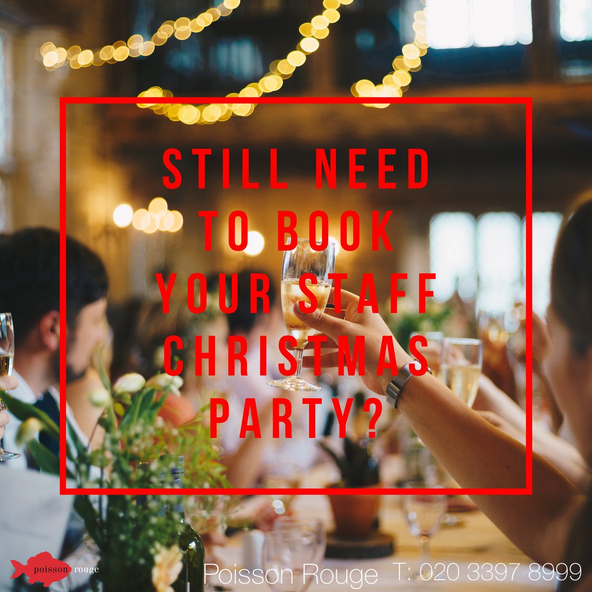 We can help you find the perfect venue for your Christmas party using our FREE venue finding service! Call us today 020 3397 8999. 

#Officechristmasparty #Christmas #Christmasvenue #ThursdayThoughts