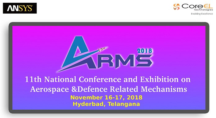 CoreEL_Techno's tweet photo. Meet us at @ARMS 2018
@ANSYS @CoreEL_Techno #ACMEE2018 https://t.co/Pvt5Eepx3g