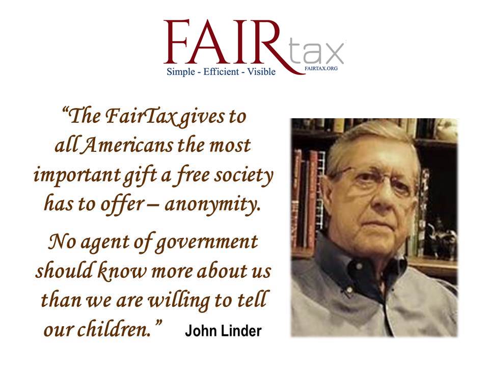 FairTaxOfficial's tweet photo. Thank you @linderje for your tireless efforts to bring #TrueTaxReform to our country. #FAIRtax is a privacy & freedom bill. Please get with @sendavidperdue & @realDonaldTrump to push #FAIRtax in 2019. @talkmaster @seanhannity @marklevinshow https://t.co/WA92dQyJKC