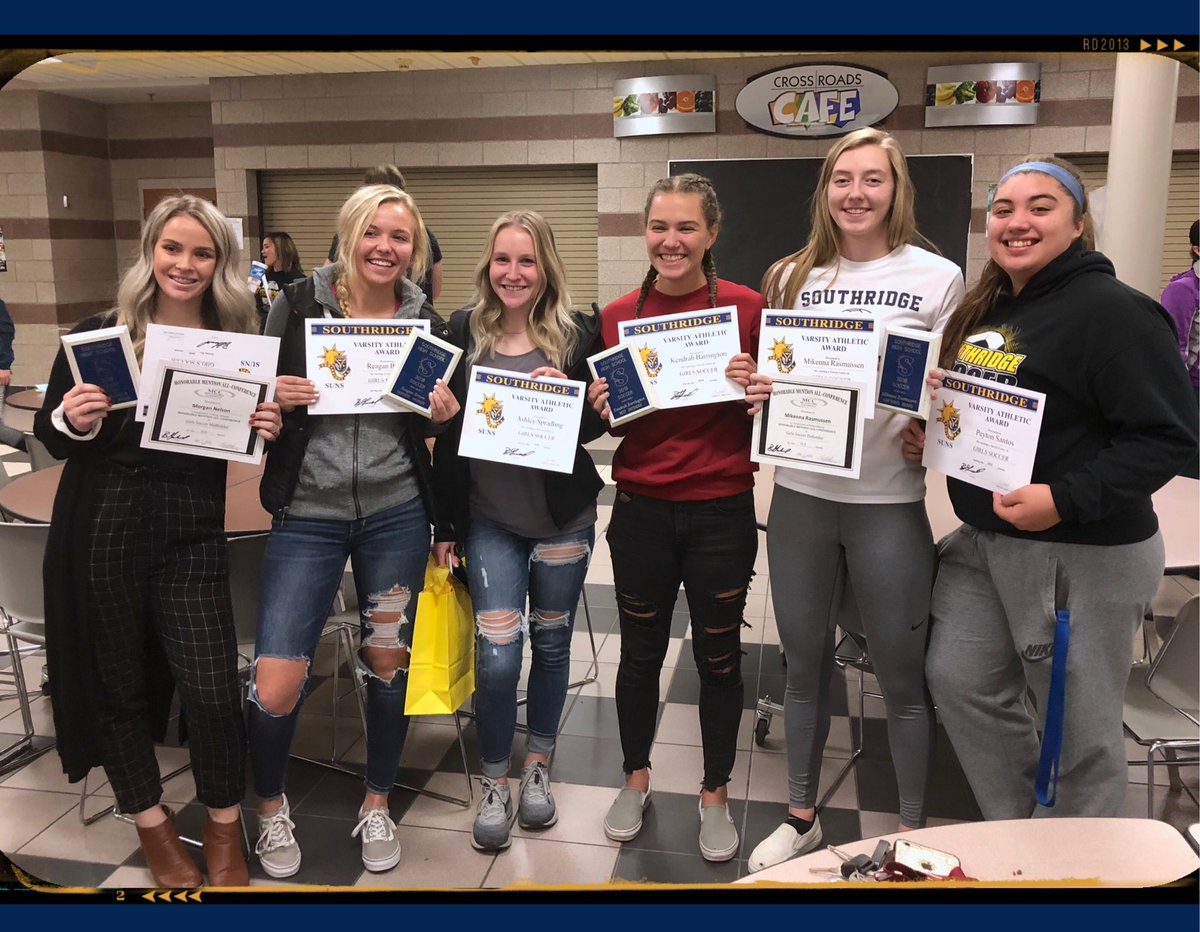 MandyRasmussen8's tweet photo. 💙☀️Lady Suns Varsity Soccer Awards Night!!  So proud of my girl @mikennajo5 for receiving 
All Conference Defender Award &amp; Captain Award!! So proud of these Seniors who have worked hard and have been so committed to the Southridge Soccer program!!☀️💙
#GOSuns #ShineBright https://t.co/UNxOj6qjyY