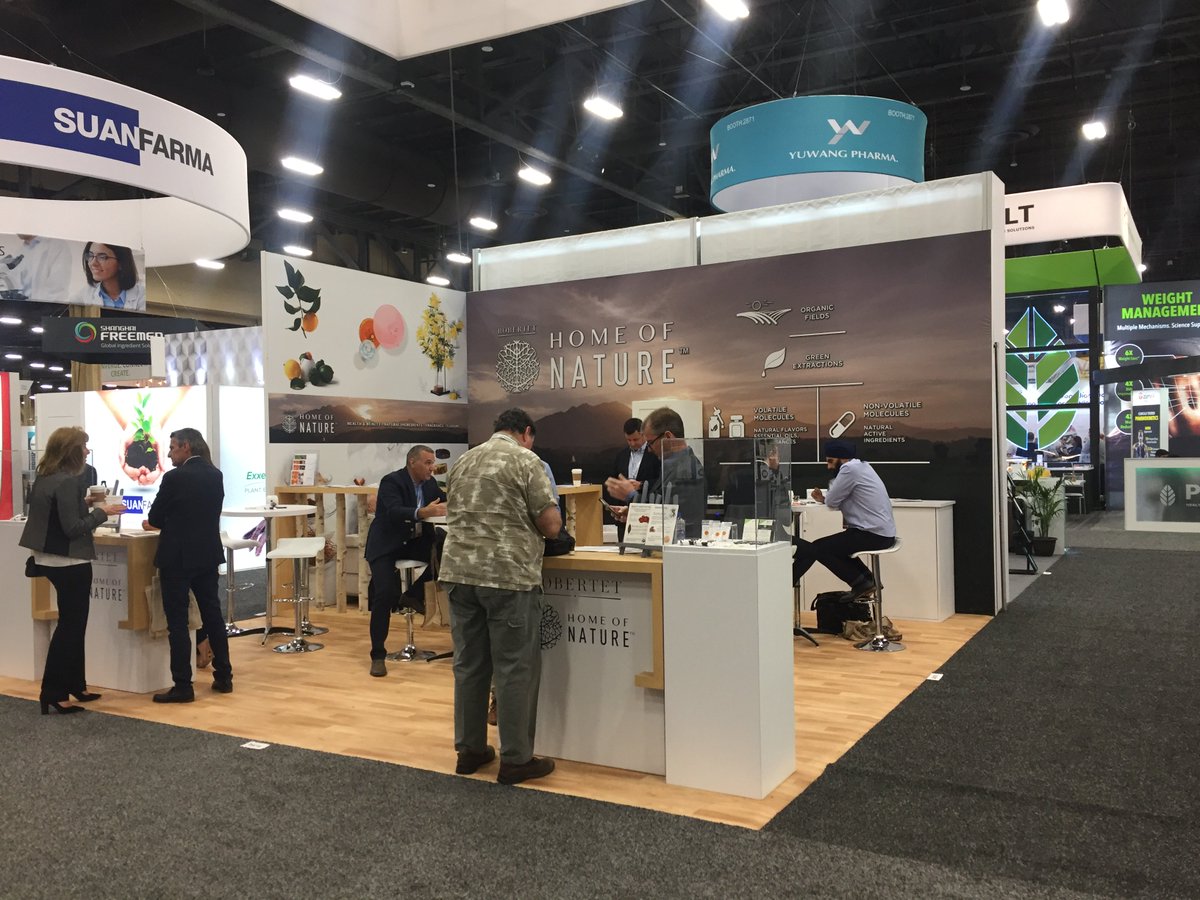 Robertet_Group's tweet photo. Robertet was enchanted to be present at #SupplySideWest 2018 at Las Vegas (6-10 Nov).This exhibition was a great opportunity to enhance our expertise on naturals cross-categories : from sport nutrition to functional food, active cosmetic and essential oils.
Thank you @SupplySide https://t.co/727MFdXEG2