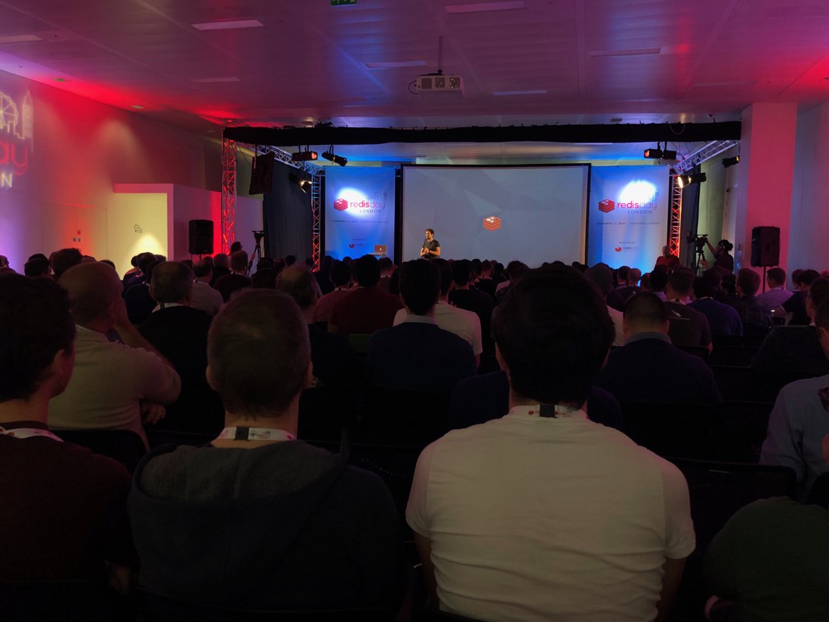DCMaitland's tweet photo. #redisday LONDON #Redis kicks off with a full house #redislabs https://t.co/DhZRfZqAJj
