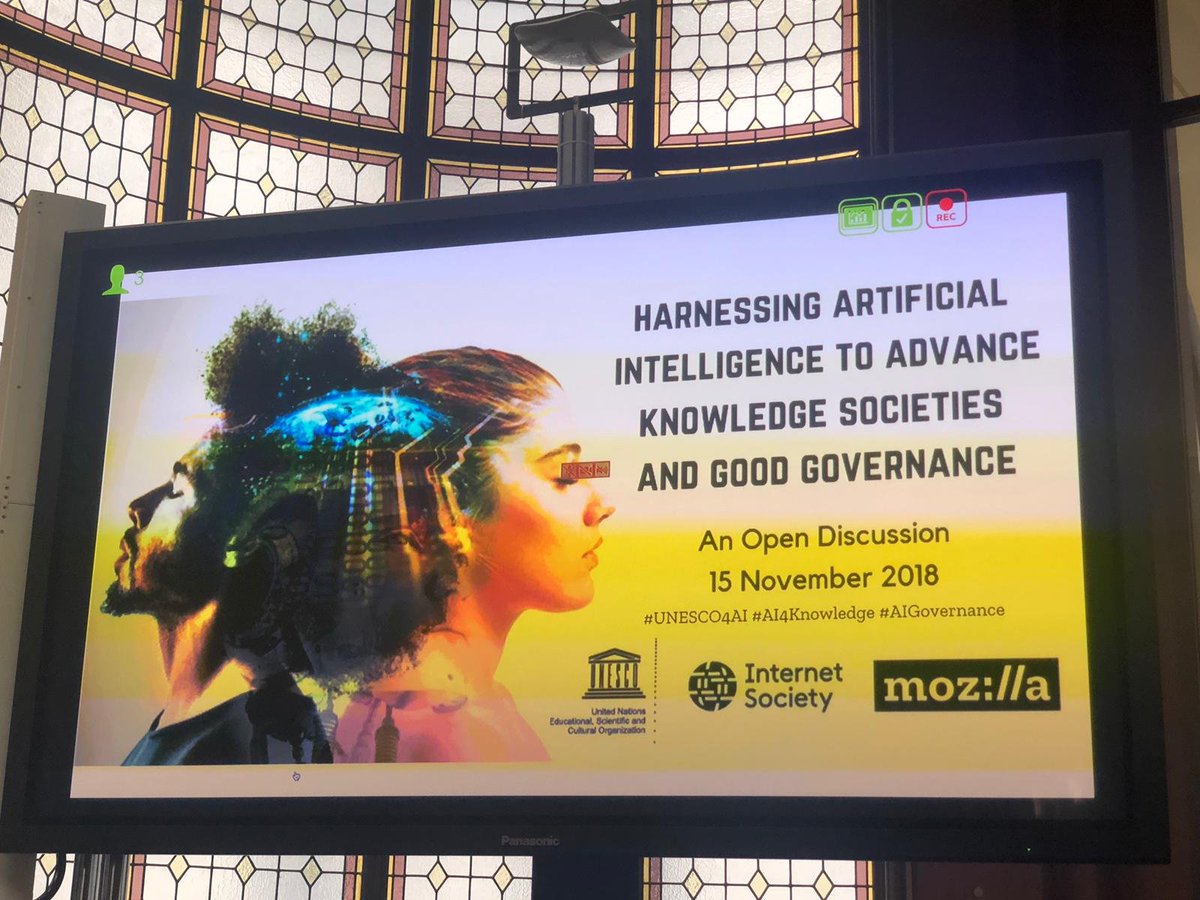 DelegamexUNESCO's tweet image. El @gobmx considera que es urgente que Naciones Unidas
@ONU_es aborde el tema relacionado con la ética y la Inteligencia Artificial y
que la @UNESCO es el foro ideal para celebrar un debate informado y universal
sobre este tema #UNESCO4AI #AI4Knowledge #AIGovernance