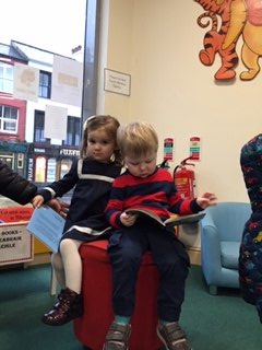 corkcolibrary's tweet photo. Two troopers braved the extreme elements to make #totstime in #Mallowlibrary last Friday!!
But wonderful stories with Rory are always worth the trek π https://t.co/W71JsRw500