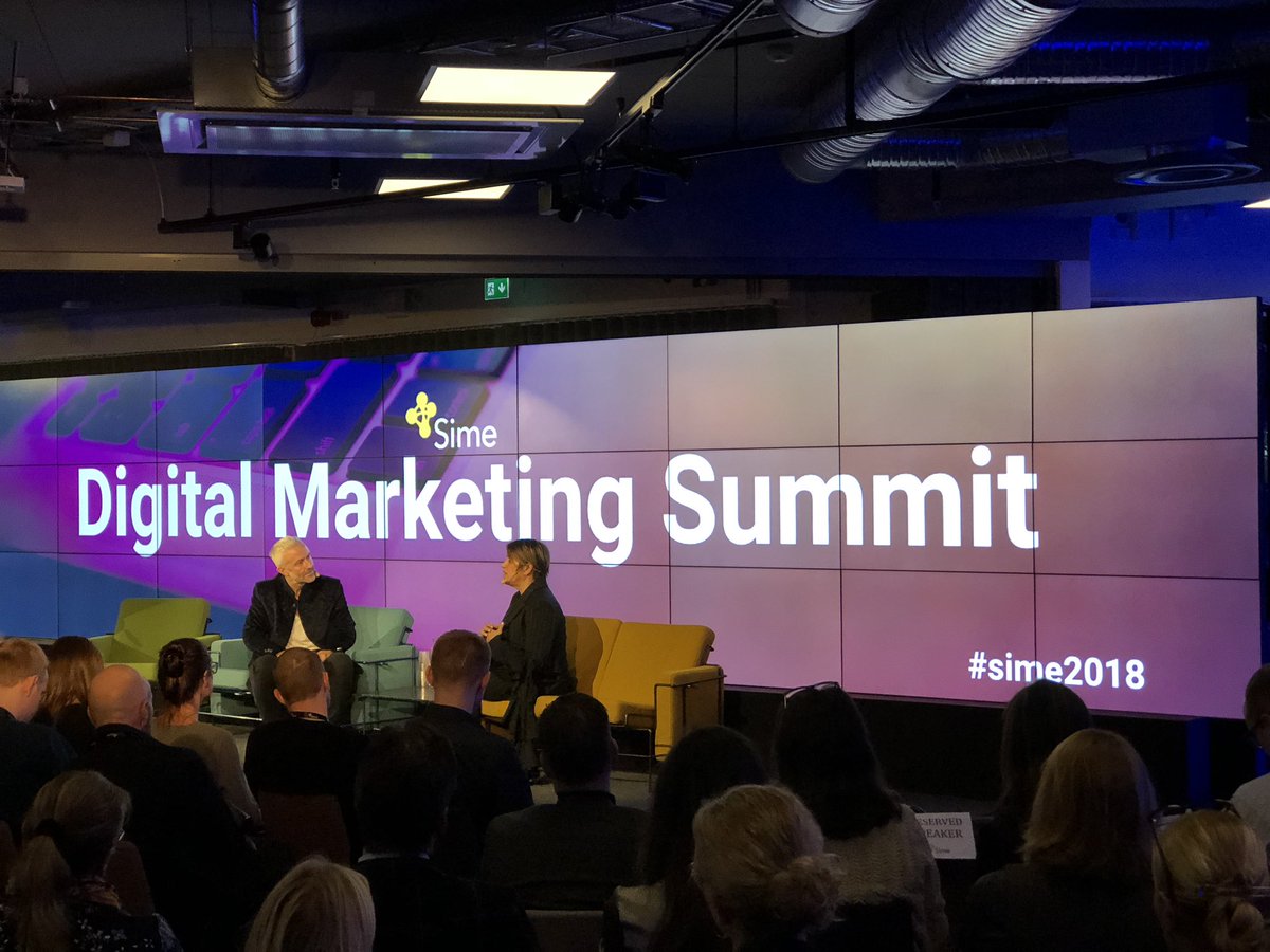 SophieGernandt's tweet photo. ” Feel the brand throughout the whole customer journey ” - former CMO at Apple Allison Johnson #sime2018 #epicenter https://t.co/aRehFwvKWG
