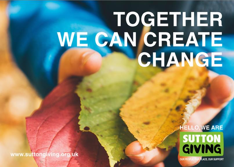 SuttonCouncil's tweet photo. Did you know Sutton Giving Week by @SuttonGiving is coming up? The week encourages everybody to get involved and help support local charities. To find out more and to take part, email info@suttongiving.org.uk or visit https://t.co/riPVQXoSmN #hellosuttongiving #sgweek https://t.co/zvqkgHR13M