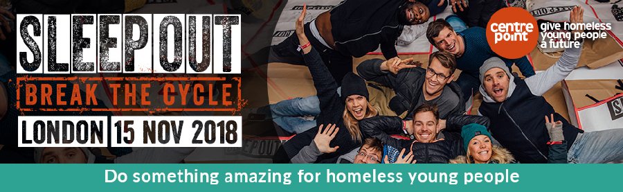 DevonHouseCC's tweet photo. Good Luck to all the Collins team members that are taking part in Centrepoint Sleep out Tonight!! Including Devon House Project Director! 
  #CollinsConstruction #CentrepointSleepOut #DevonHouseCC #LoveConstruction https://t.co/7JJdFlFsVo