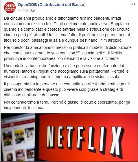 didalbasso's tweet photo. @blutarski_bluto di #Binxet su #Bonisoli "Siamo entrati nei cinema grazie al pubblico @Movieday_Italia mentre il film era disponibile anche #ondemand su @didalbasso. Ad oggi è stato proiettato più di 110 volte e scaricato e visto da migliaia di persone" https://t.co/gCpVHzj477 https://t.co/y44S5SpjQC