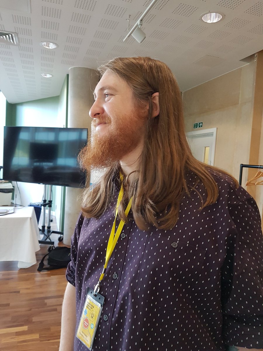 mcranimation's tweet photo. This is Greg. @thatsnogreg. He has a luxurious beard but ninja co-ordinating skills, running everything from schedules, guests, volunteers, screenings and WHOLE OTHER FESTIVALS, like it's no big deal. We like Greg. #MAF2018 #MAFTeam https://t.co/jcnHAXcUmQ
