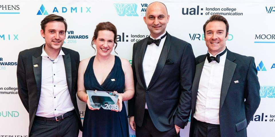 MooreUKNetwork's tweet photo. Congratulations again to @ultrahaptics – winner of Innovative VR company of the year @VRAwards 2018! Heather Macdonald Tait, Director of Marketing and Communications, gives us her views on the award and the future of #VR: https://t.co/ZKp5o0meK5 @VRbound https://t.co/GnEiE73mlf