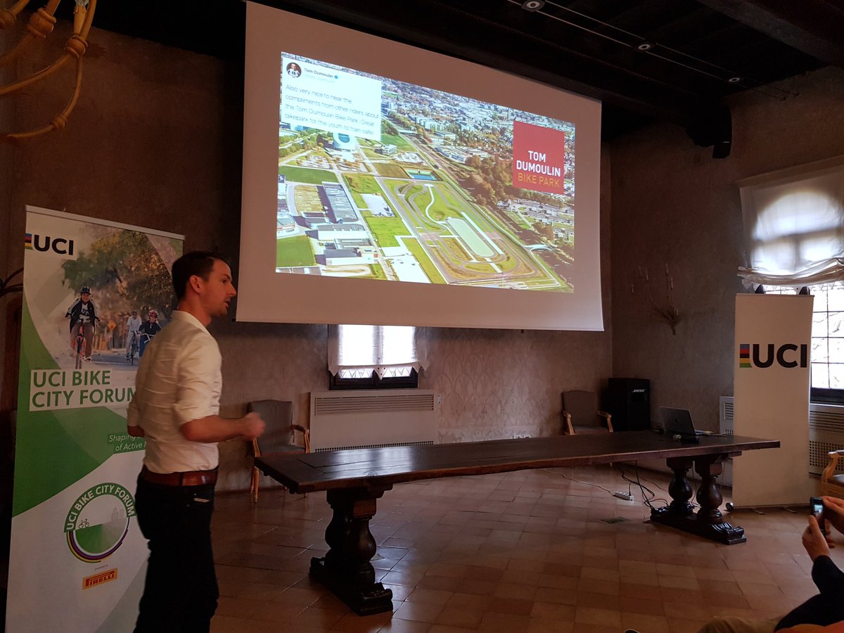 cycling's tweet photo. Next up at #UCIForum, @LimburgCycling shares work in #UCIBikeRegion Limburg-Valkenburg๐ณ๐ฑ. Highlights ๐
- ๐ด๐ดโโ๏ธOver 100 cycling competitions taking place each year
- ๐ฒSafe bike parks and kids activities
- ๐ Clear strategy, branding and communication https://t.co/8UQVC1BwtW