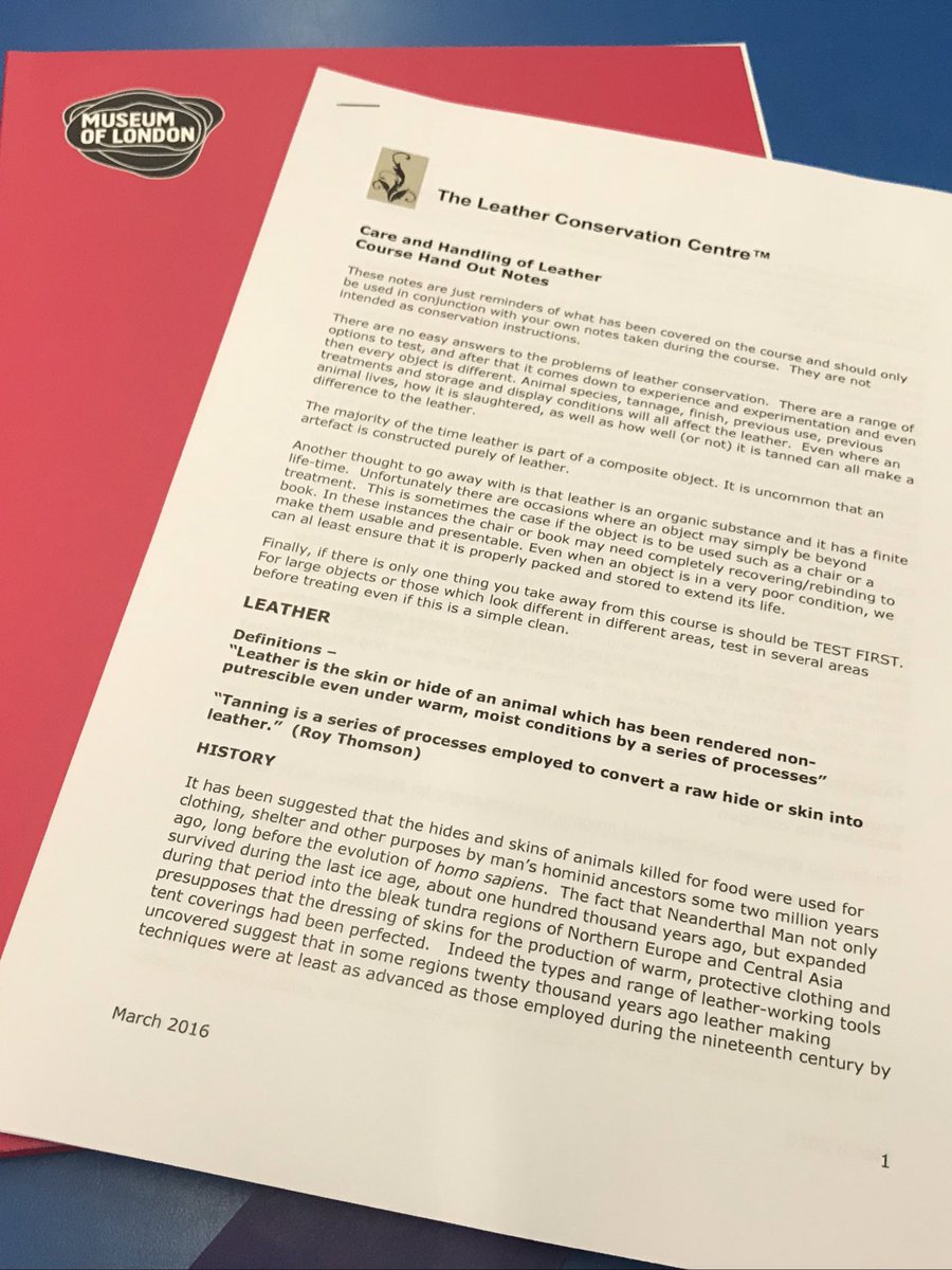 Hill_Museums's tweet image. Our Local Studies Curator is back at @MOLArchaeology for a one day leather cleaning special!!

#collectionscare #collections #museumdevelopment